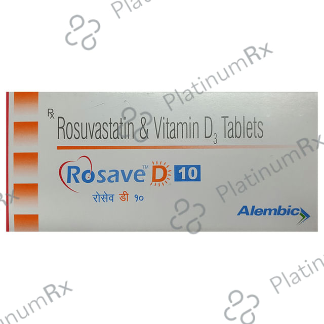 Rosave D 10 10mg/1000IU Tablet 10s