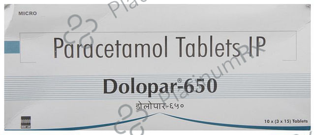 Dolopar 650mg Tablet 15s