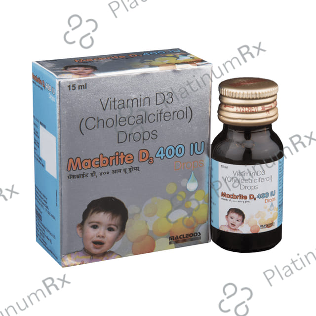Macbrite D3 400IU Drops 15ml