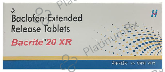 Bacrite XR 20mg Tablet ER 10s