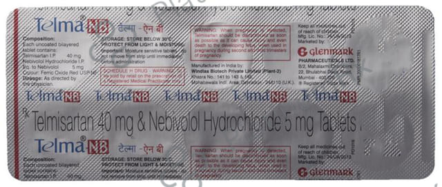 Telma NB 5/40mg Tablet 10s
