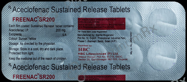 Freenac 200mg Tablet SR