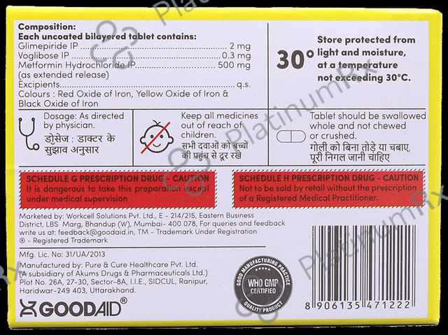 Gliaid MV 2.3mg Tablet ER 10s