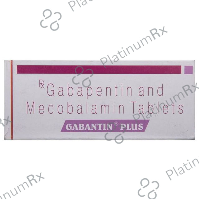 Gabantin Plus 100mg/500mcg Tablet 10s