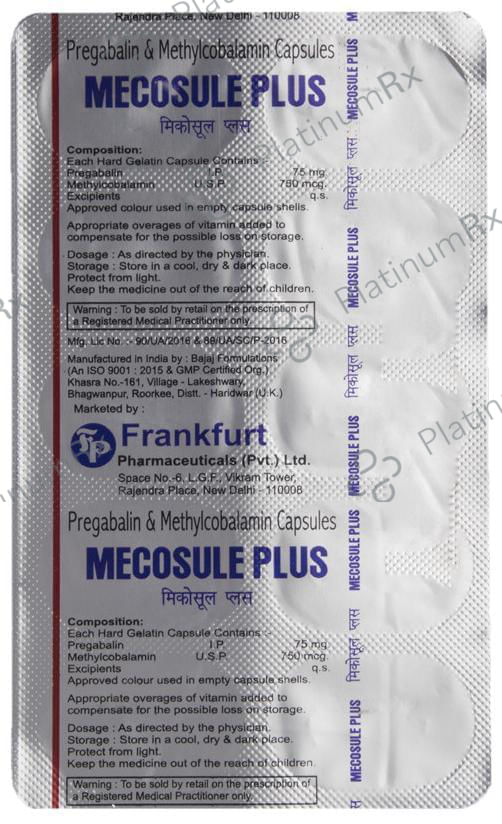 Mecosule Plus Capsule 10s