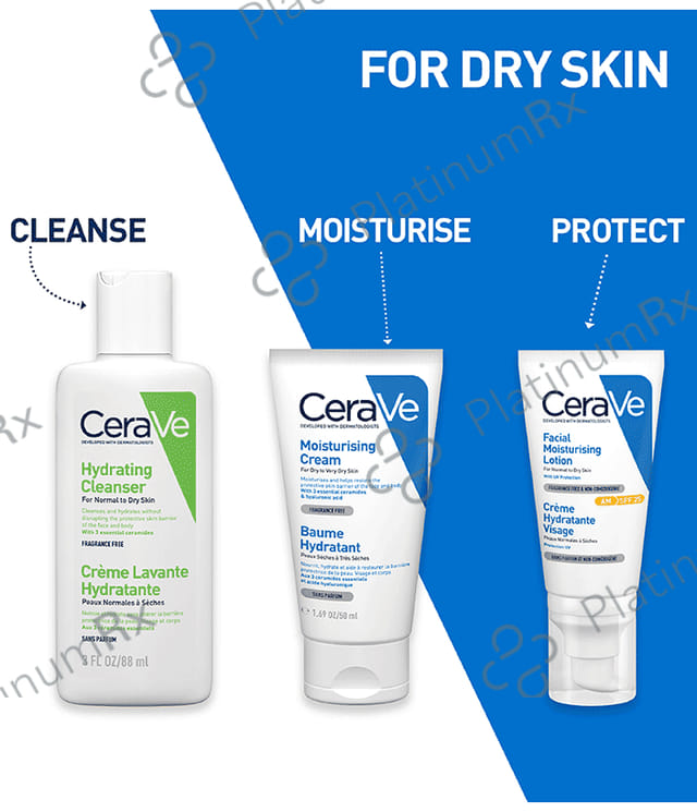 CeraVe Hydrating Cleanser For Normal & Dry Skin 88ml