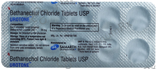 Urotone 25mg Tablet 10s