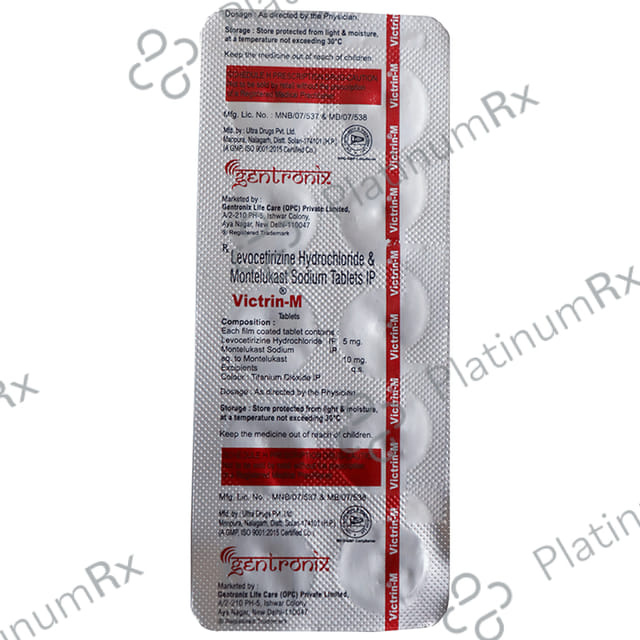 Victrin M 5/10mg Tablet 10s