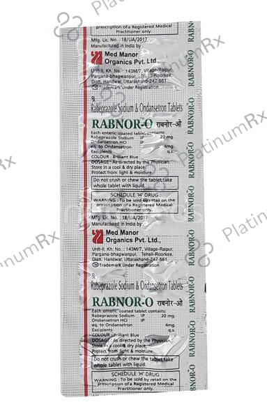 Rabnor O 4/20mg Tablet 10s