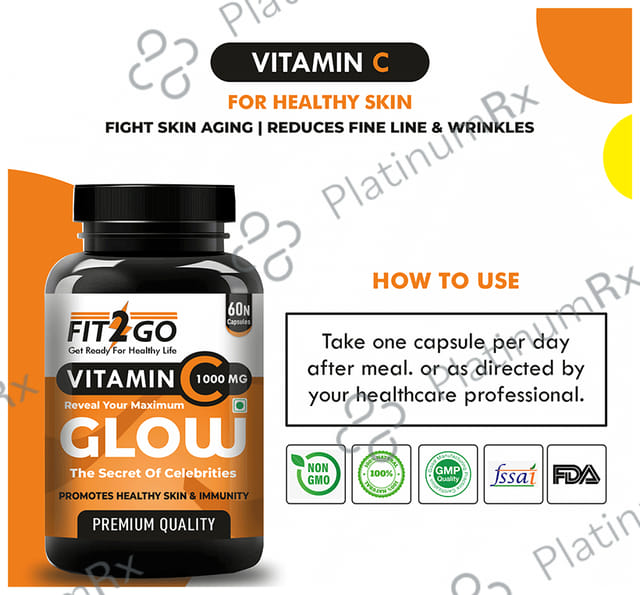 Fit 2 Go Vitamin C 1000mg Glow Capsule