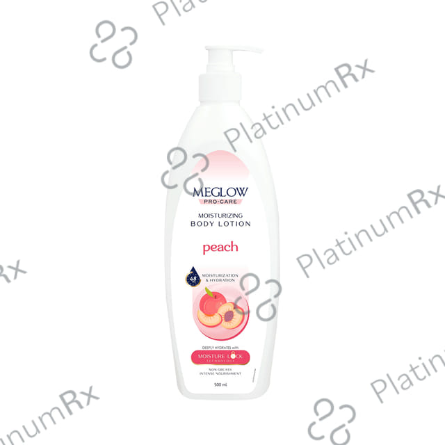 Meglow Moisturising Body Lotion Peach 500 ml