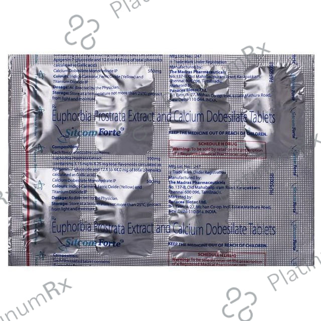 Sitcom Forte 500/100mg Tablet 14s