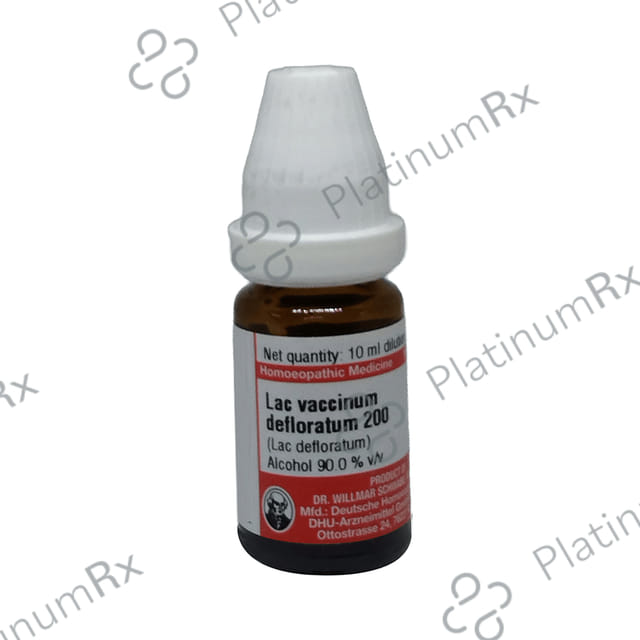 Dr Willmar Schwabe Germany Lac Vaccinum Defloratum Dilution 200