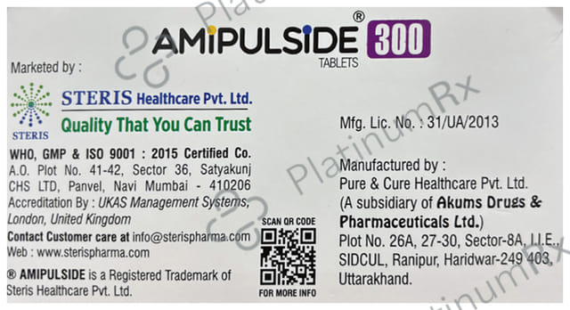 Amipulside 300mg Tablet 10s