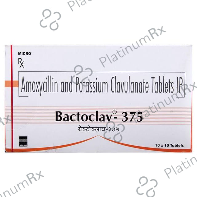 Bactoclav 375mg Tablet 10s