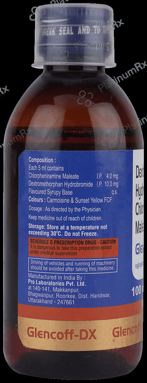 Glencoff DX Syrup 100ml