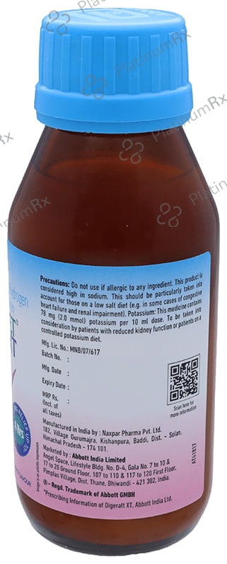 Digeraft XT 1000/200mg Oral Suspension Mint Flavour 150ml