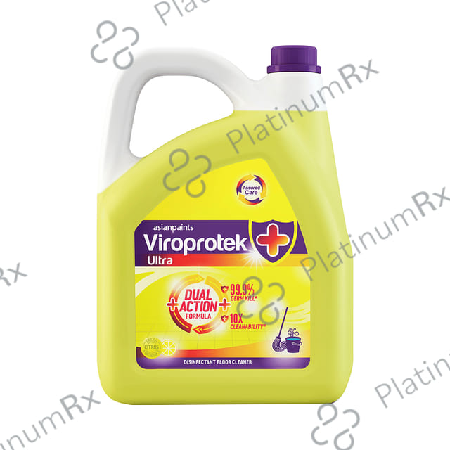 Asianpaints Viroprotek Ultra Disinfectant Floor Cleaner Citrus 5 Ltr