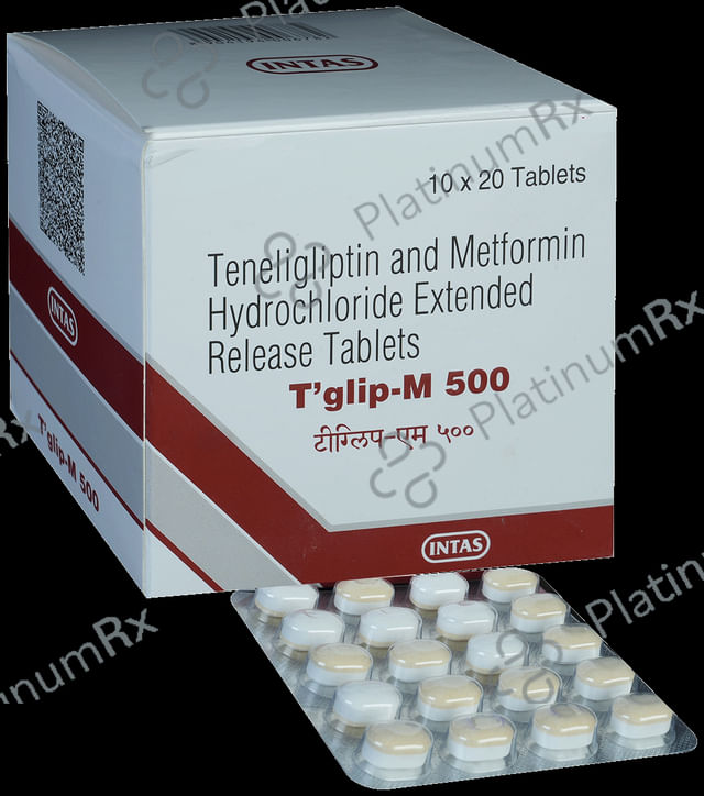 T Glip M 500/20mg Tablet ER 20s