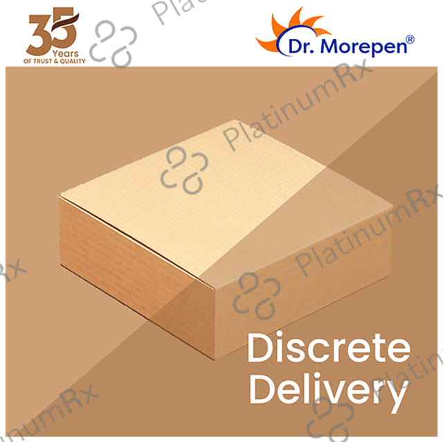 Dr. Morepen Exygra Dotteds with Extra Lubricated Silicon Oil Chocolate Condom 3s