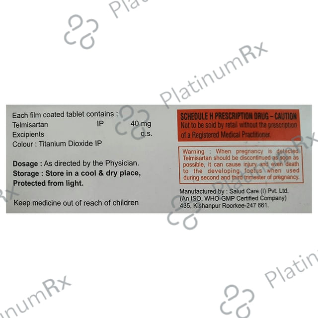 Telmijust 40 Tablet
