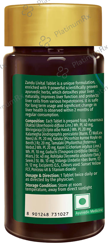 Zandu Livital Tablet 90s