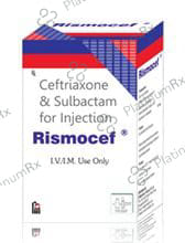 Rismocef 1gm/0.5gm Injection