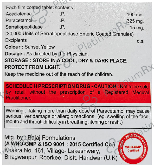 Versdol SP Tablet 10s