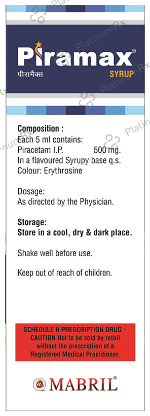 Piramax Syrup 100 Syrup Mabril Health Pvt
