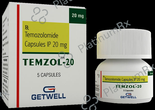 Temzol 20mg Capsule 5s