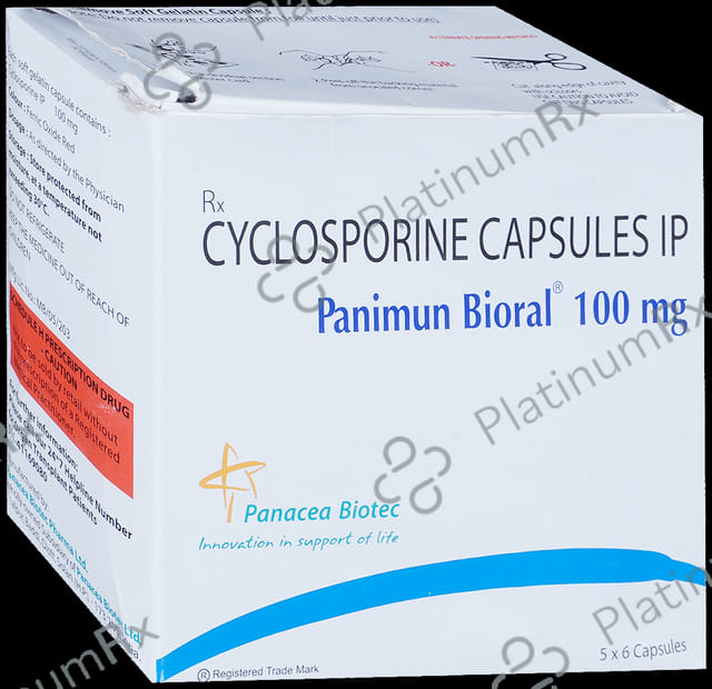 Panimun Bioral 100mg Capsule 6s