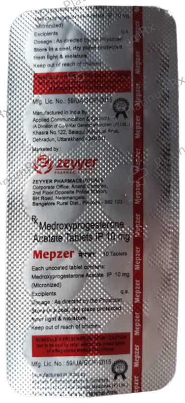 Mepzer 10mg Tablet 10s