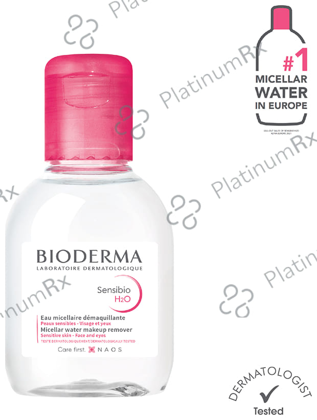 Bioderma Sensibio H2O Make-up Removing Micellar Water & Cleanser - For Sensitive Skin 100 ml
