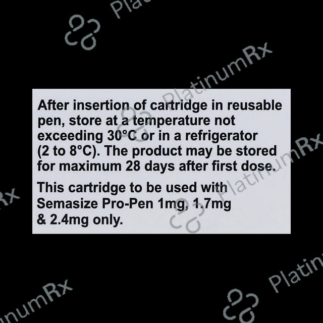 Semasize 1mg Solution for Injection (1 Cartridge,4 Needle,4 Alcohol Swab)