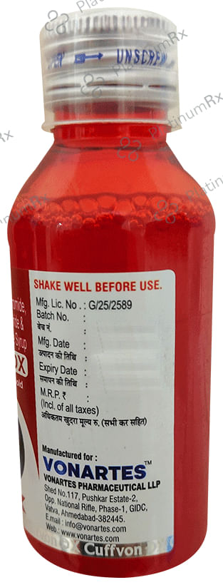 Cuffvon DX Syrup Sugar Free