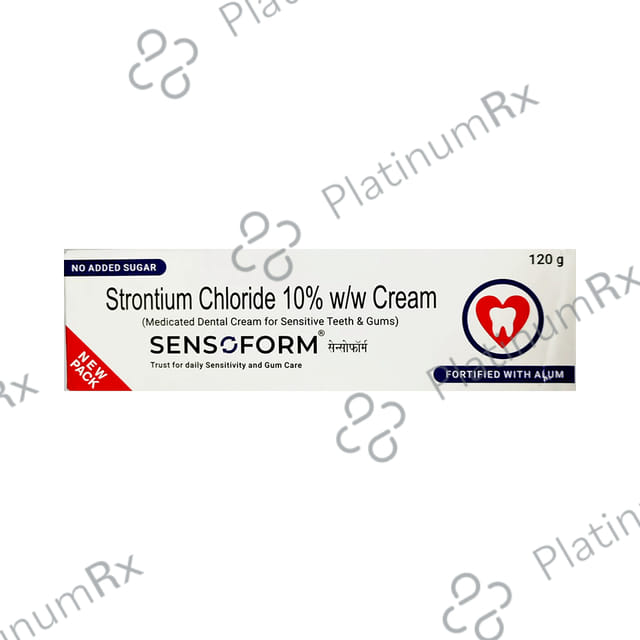 Sensoform 10% Medicated Dental Cream 120gm