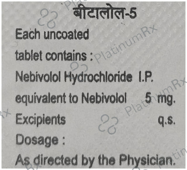 Betalol 5mg Tablet 10s