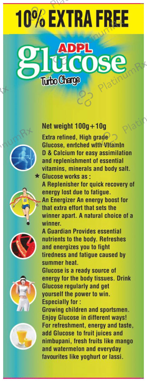 ADPL Glucose-D - Flavour Powder 110 gm