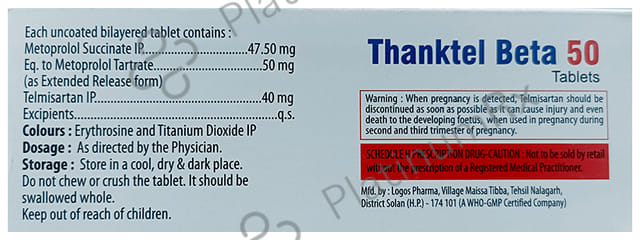 Thanktel Beta 40mg/50mg Tablet ER