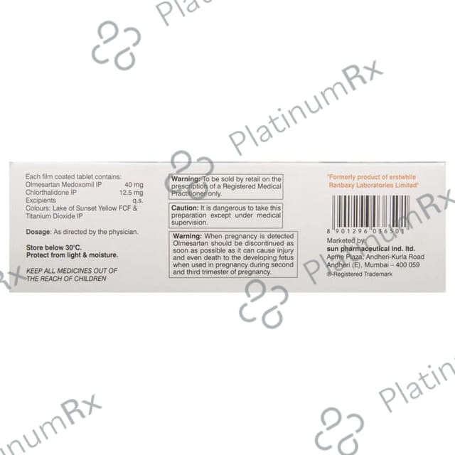 Olvance CT 12.5/40mg Tablet 10s