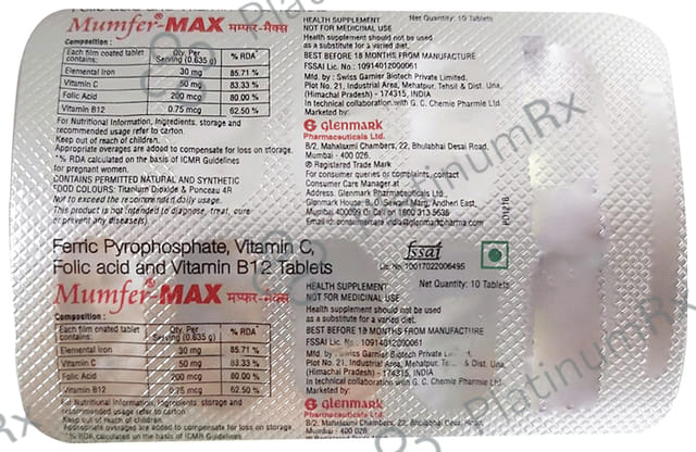 Mumfer Max Tablet 10s