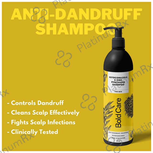 Bold Care Ketoconazole & Zinc Pyrithione Anti Dandruff Shampoo for Men Shampoo