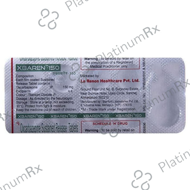 Xbaren 150mg Tablet SR 10s