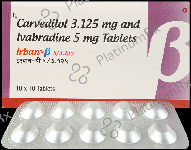 Irban Beta 3.125/5mg Tablet 10s