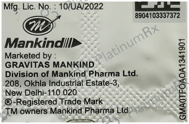 Sitaday DM 10/500/100mg Tablet ER 15s