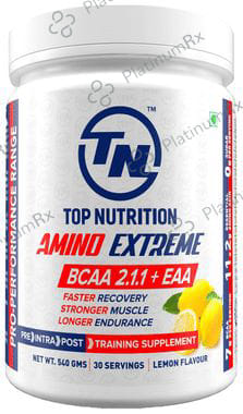 Top Nutrition Amino Extreme BCAA 2.1.1 + EAA Powder Lemon