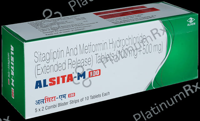 Alsita M 100/500mg Tablet ER 10s