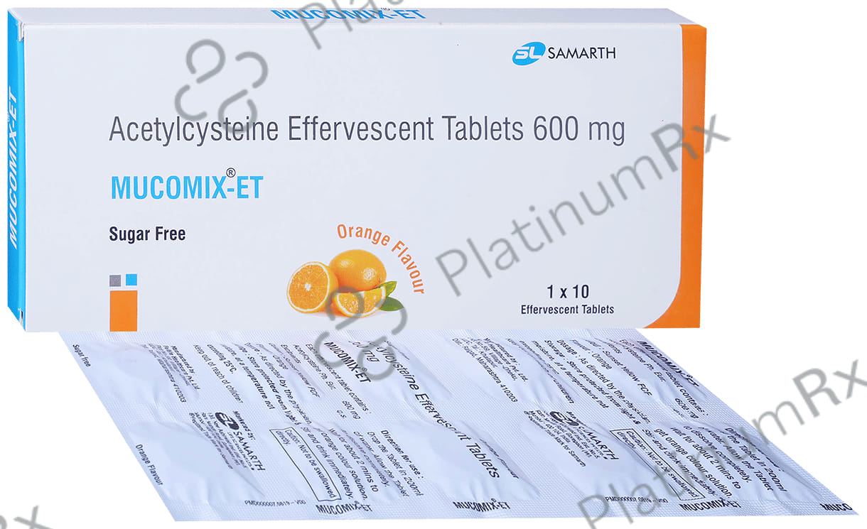 Mucomix ET 600mg Tablet 10s
