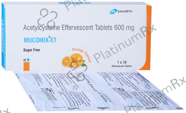 Mucomix ET 600mg Tablet 10s