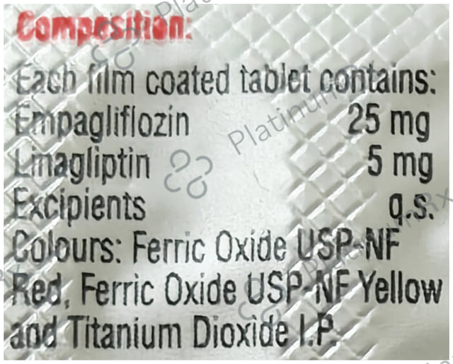 Glempa L 25/5mg Tablet 10s